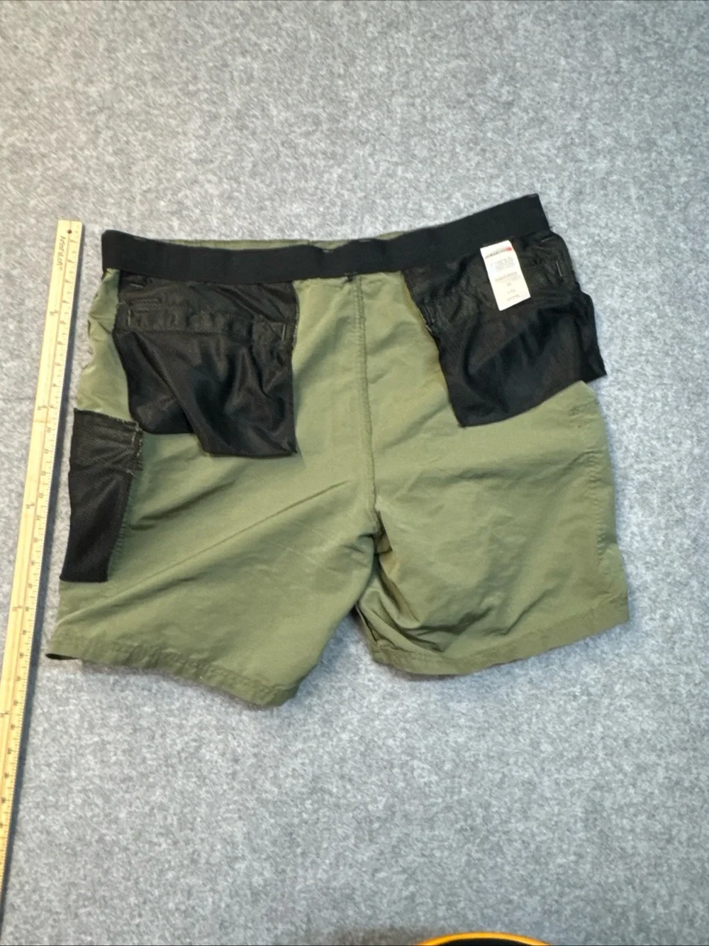 Quiksilver Olive Green Cargo Shorts - Utility Pockets